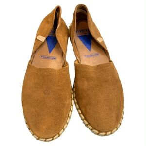 Verbenas Suede Slip-On Espadrilles in Tan S6